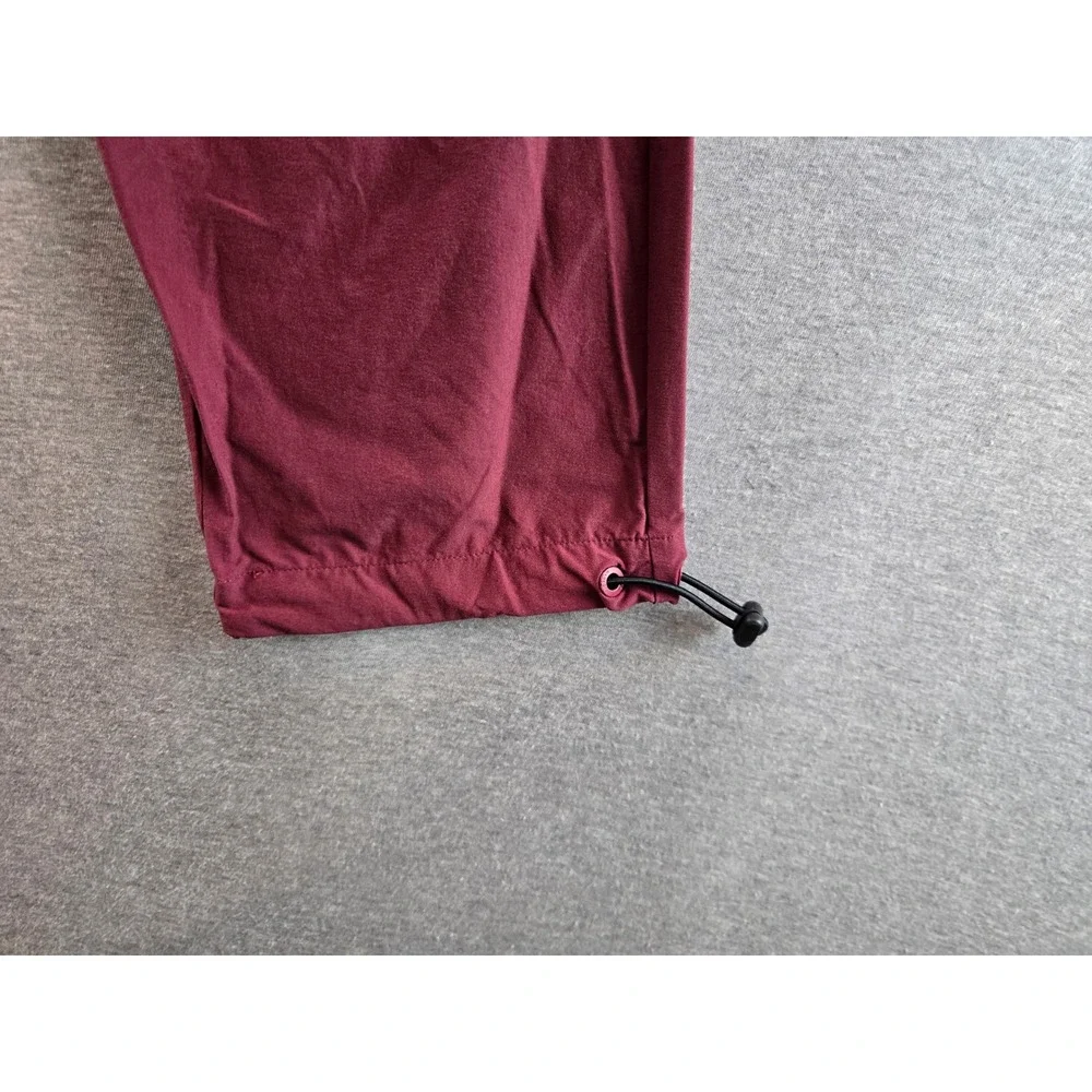 Jordan Essentials Woven Trousers Mens Large Burgundy Nylon Pants DQ7509-680